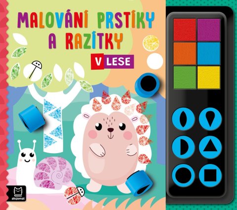 : Malování prstíky a razítky V lese
