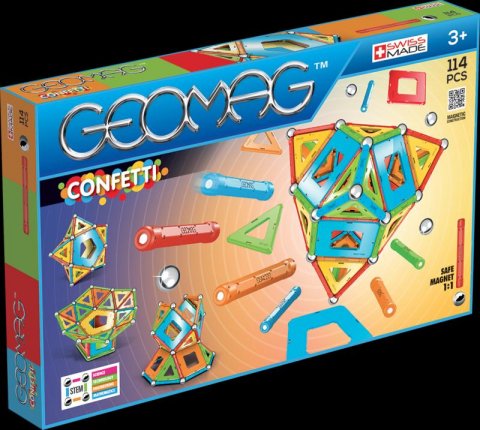 neuveden: Geomag Confetti 114 dílků