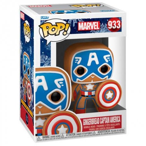 neuveden: Funko POP Marvel: Holiday - Captain America neuveden: Funko POP Marvel: Holiday - Captain America