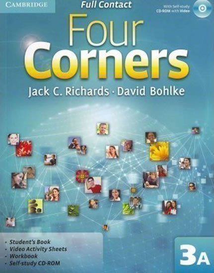Richards Jack C.: Four Corners 3: Full Contact A with S-Study CD-ROM