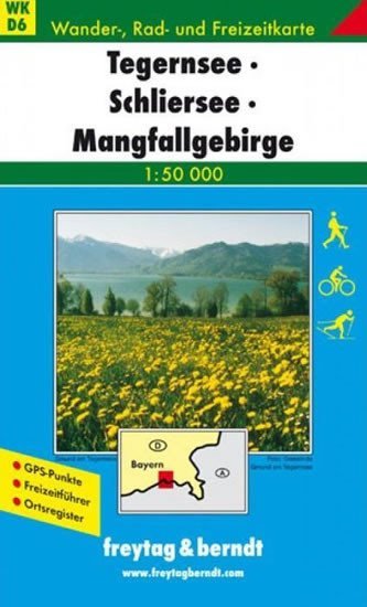 neuveden: WKD 6 Tegernsee, Schliersee 1:50 000 / turistická mapa