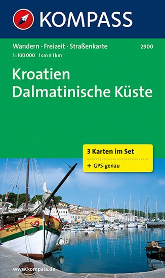 neuveden: Kroatien Dalmatinische Küste 2900 ,3 mapy / 1:100T neuveden: Kroatien Dalmatinische Küste 2900 ,3 mapy / 1:100T