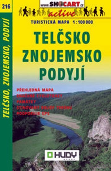 neuveden: SC 216 Telčsko, Znojemsko, Podyjí 1:100 000