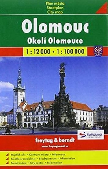 neuveden: Olomouc mapa 1:12 000