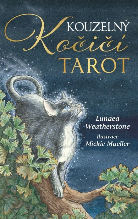 Weatherstone Lunaea: Kouzelný kočičí tarot - Kniha a 78 karet