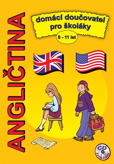 Pařízková Štěpánka: Angličtina domácí doučovatel pro školáky 8-11 let + CD