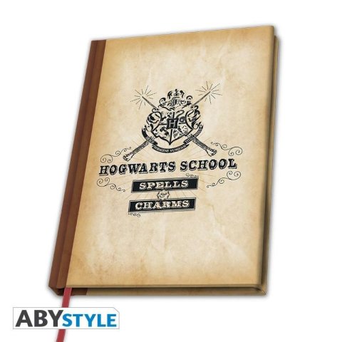 neuveden: Harry Potter Zápisník A5 linkovaný - Bradavice