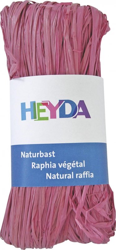 neuveden: HEYDA Přírodní lýko - růžové 50 g neuveden: HEYDA Přírodní lýko - růžové 50 g