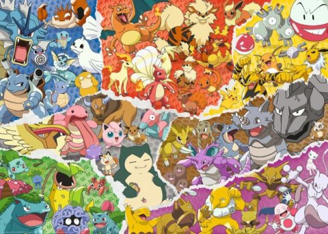 neuveden: Ravensburger Puzzle - Pokémon 1000 dílků