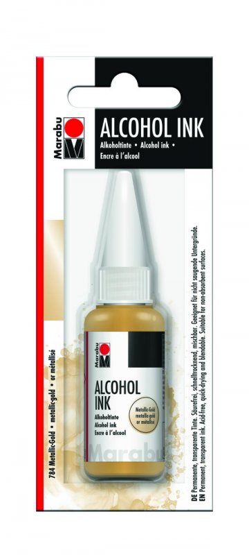 neuveden: Marabu Alkoholový inkoust/zlatý 20 ml