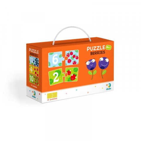 neuveden: Dodo Puzzle Duo Čísla Brouci 12x2 dílků