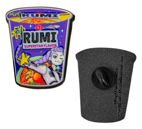 -: KPop Demon Hunters Odznáček - Rumi Superstar Flavor Noodles