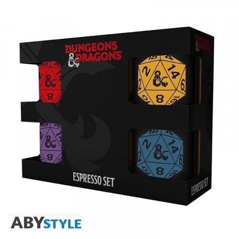 neuveden: Dungeons and Dragons set espresso hrnků 4 ks