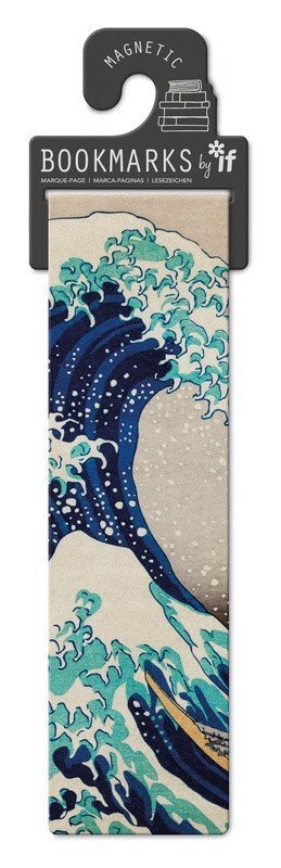 -: Umělecká magnetická záložka - Velká vlna u Kanagawy