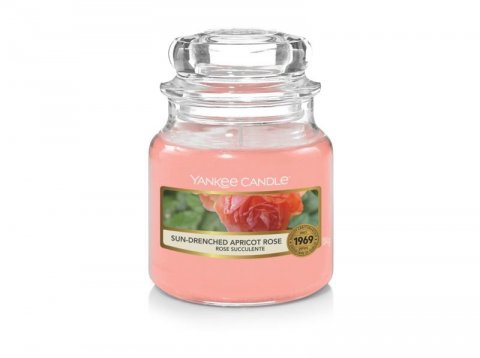 neuveden: YANKEE CANDLE Sun-Drenched Apricot Rose svíčka 104g