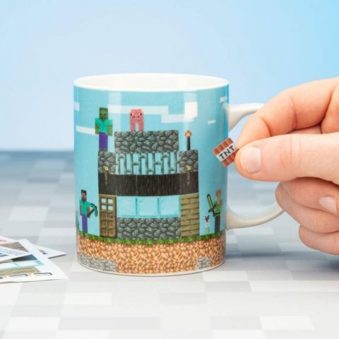 neuveden: Hrnek Minecraft Build up 350 ml