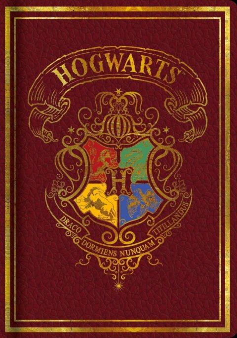 neuveden: Harry Potter Zápisník - Colourful červený