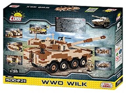 neuveden: Stavebnice COBI 2617 Small Army WWO WILK, 500 k, 2 f