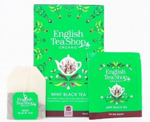 neuveden: English Tea Shop Čaj Máta a černý čaj, 20 sáčků neuveden: English Tea Shop Čaj Máta a černý čaj, 20 sáčků