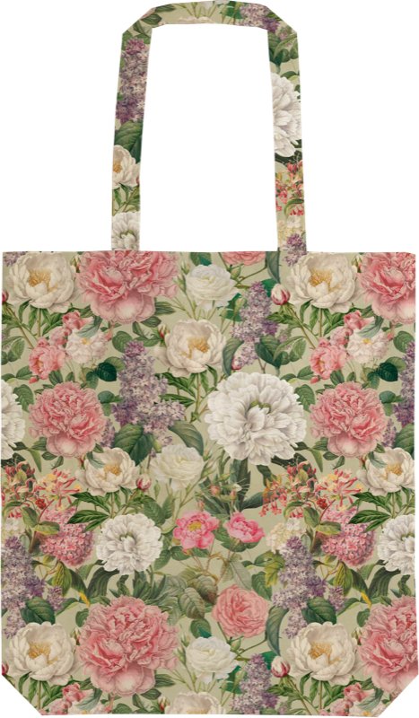 -: Látková taška Peonies & Roses