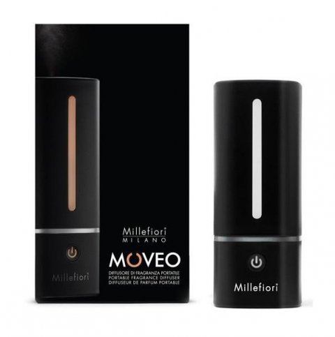 neuveden: Millefiori Milano MOVEO Difuzér Černý (5x13;USB nabíjení)