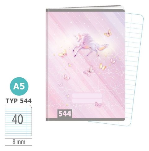 : Školní sešit A5, 40 listů, typ 544 Sweet Dreams