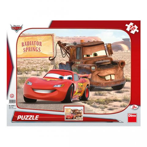 neuveden: Auta: Blesk & Burák - puzzle 12 dílků