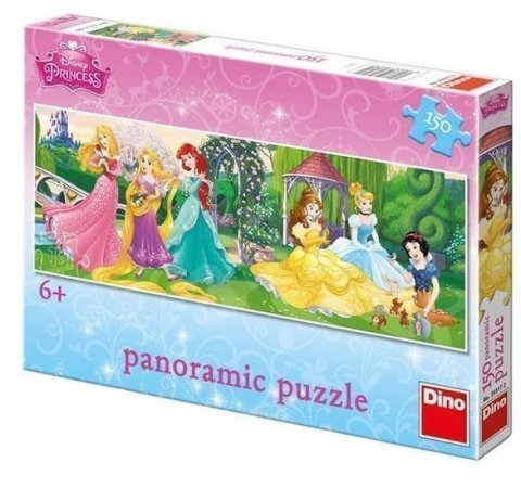 Disney Walt: Princezny: Na promenádě - puzzle panoramic 150 dílků