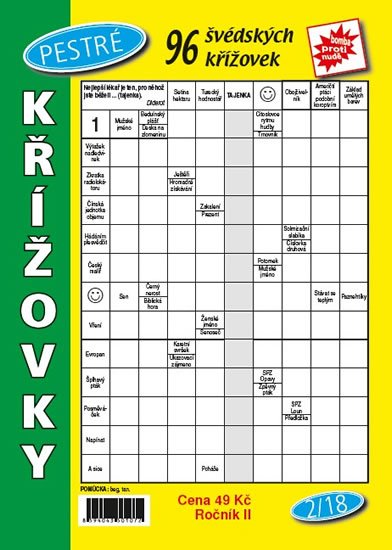 neuveden: Pestré křížovky 2/18