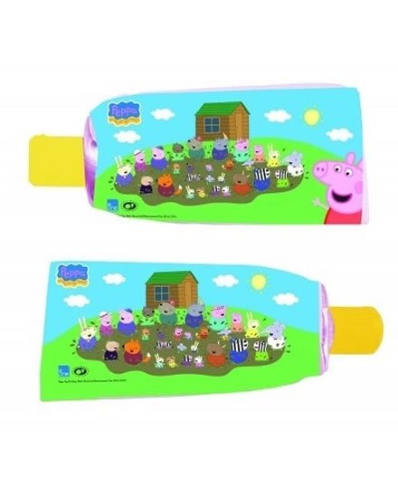 neuveden: Prasátko Peppa - Penál s ořezávátkem - modrý