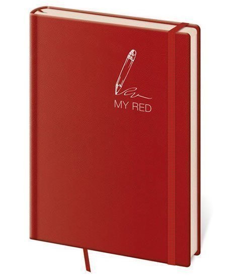neuveden: Zápisník My Red - tečkovaný L