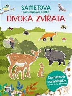 neuveden: Sametová samolepková knížka Divoká zvířata