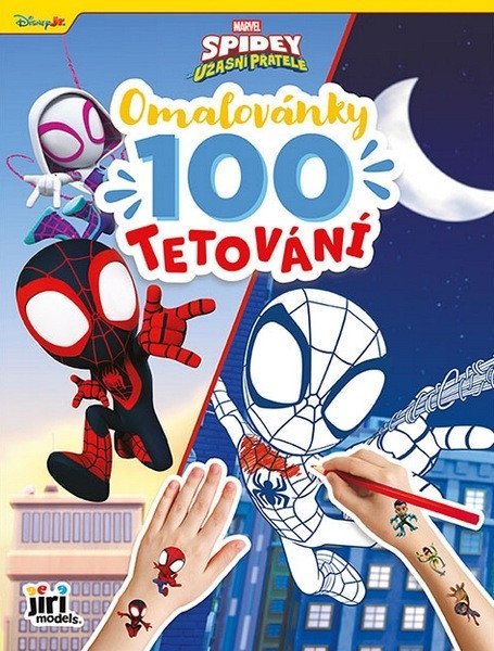 -: Spidey - Omalovánky a 100 tetování