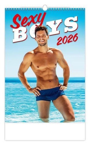 neuveden: Kalendář nástěnný 2026 - Sexy Boys