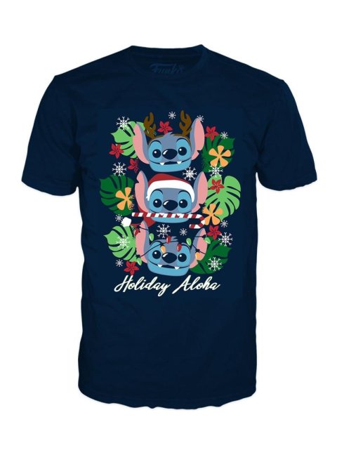 neuveden: Funko Pop! Tee: Stitch/Holiday Stitch L