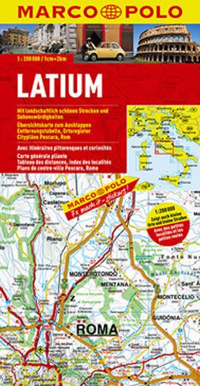neuveden: Itálie - Latium/mapa neuveden: Itálie - Latium/mapa