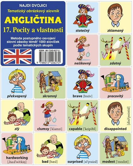 kolektiv autorů: Najdi dvojici - Angličtina - 17. Pocity a vlastnosti