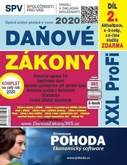 neuveden: Daňové zákony 2020 XXL ProFi (Díl 2.) - doplňkový titul k I. dílu s dalšími