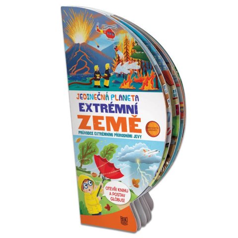neuveden: Jedinečná planeta - Extrémní země / Rozkládací kniha s pevnými listy ve tva