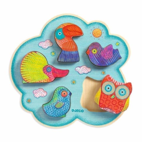 neuveden: DJECO Puzzle Tucan a kamarádi