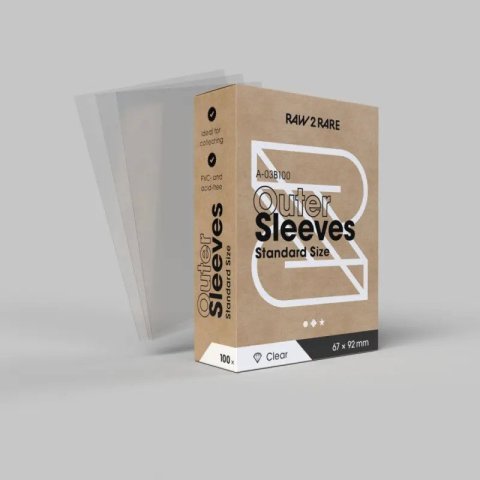 : Obaly na karty: Outer Sleeves Standard - Průhledné 67 x 92 mm
