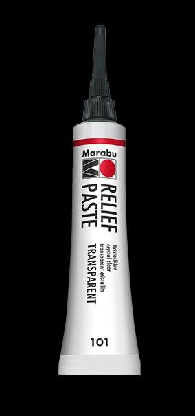 neuveden: Marabu reliéfní pasta na sklo a porcelán/průhledná 20 ml