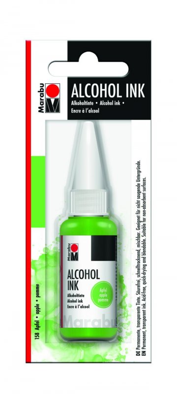 neuveden: Marabu Alkoholový inkoust/světle zelený 20 ml