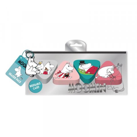 neuveden: Set gum Moomins/ Mumínci