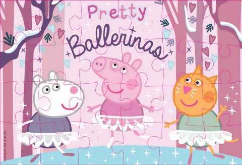 neuveden: Vybarvující puzzle Prasátko Peppa