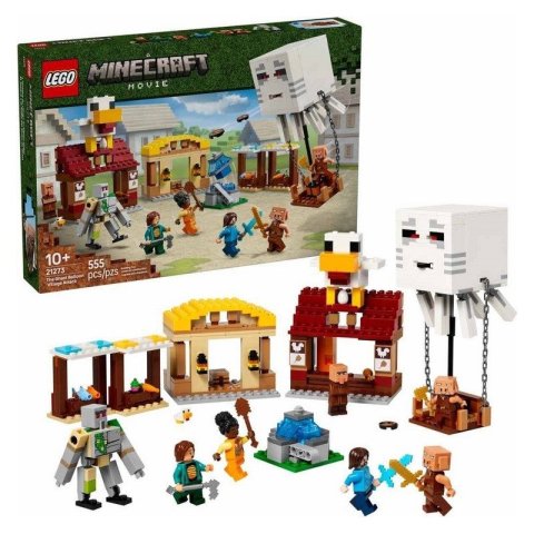 neuveden: LEGO® Minecraft® 21273 Balón v podobě ďasa a útok na vesnici
