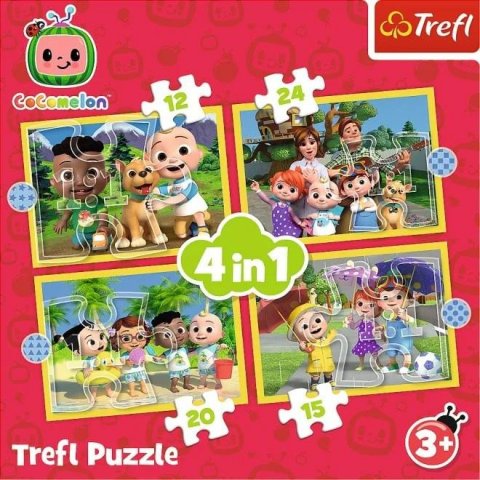 neuveden: Puzzle Cocomelon: Seznamte se/4v1 (12,15