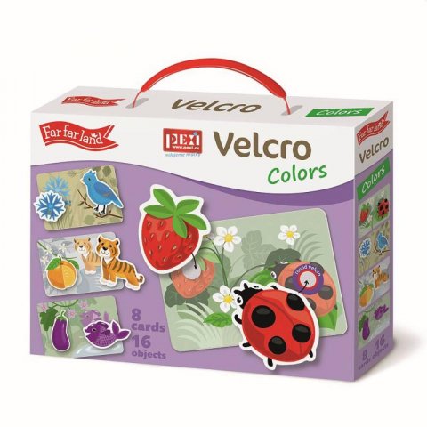 neuveden: PEXI Velcro skládačky - Barvy (Colors)