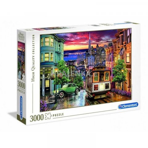 neuveden: Clementoni Puzzle - San Francisco 3000 dílků