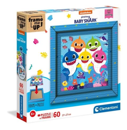 neuveden: Puzzle Frame me up Baby Shark 60 dílků